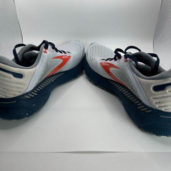 Brooks Adrenaline GTS 22 Shoes Mens Size 8.5 D Gray Red Running Trainer Cushion - Picture 9 of 11